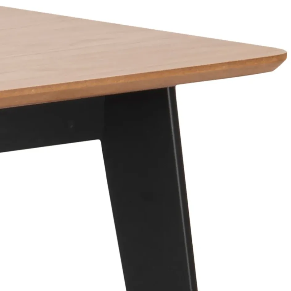 Fabrique de Styles Table De Salle À Manger*Table à manger en plaqué chêne 120x80cm - Roxy