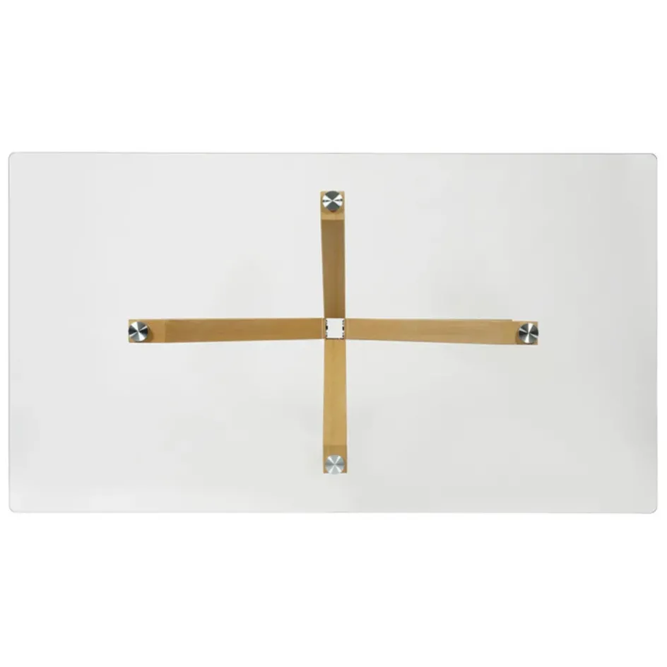 Fabrique de Styles Table De Salle À Manger*Table à manger en verre trempé et métal 180x90cm - Adela