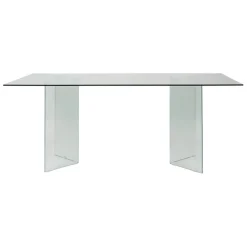 Fabrique de Styles Table De Salle À Manger*Table à manger en verre trempé 180x90cm - Adela