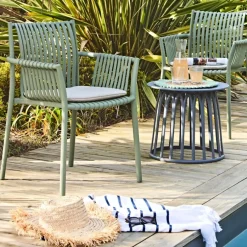 Enfant Fabrique de Styles Tables Basses, Guéridons|Jardin*Table basse de jardin ronde e d50cm - Lumi