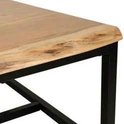 Fabrique de Styles Table Basses*Table basse en acacia et pieds en fer noir - Brooklyn