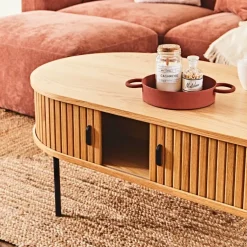 Fabrique de Styles Table Basses*Table basse en placage chêne 120x60 cm - nola