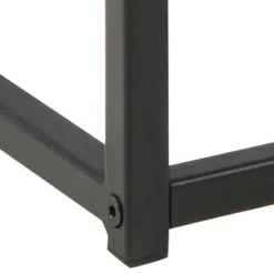 Fabrique de Styles Table Basses*Table basse en plaqué chêne et métal noir L100cm - Senzo