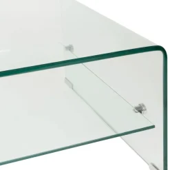 Fabrique de Styles Table Basses*Table basse en verre trempé 110x55cm - Adela
