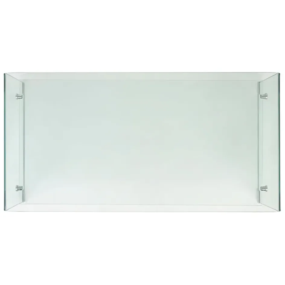 Fabrique de Styles Table Basses*Table basse en verre trempé 110x55cm - Adela