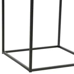 Fabrique de Styles Table Basses*Table basse gigogne carrée (lot de 2) en aluminium et fer - Felia