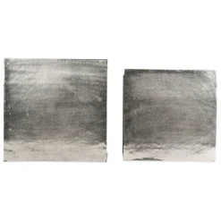 Fabrique de Styles Table Basses*Table basse gigogne carrée (lot de 2) en aluminium et fer - Felia