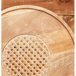 Fabrique de Styles Table Basses*Table basse gigogne (lot de 2) en manguier et fer noir - Balamea