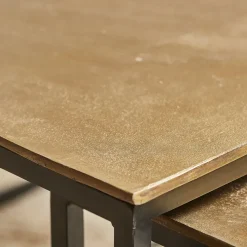 Fabrique de Styles Table Basses*Table basse gigogne (lot de 3) en fer - Félia