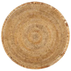 Fabrique de Styles Table Basses*Table basse gigogne ronde (lot de 2) en rotin et fer - Pasil