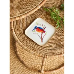 Fabrique de Styles Table Basses*Table basse gigogne ronde (lot de 2) en rotin et fer - Pasil