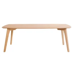 Fabrique de Styles Table Basses*Table basse rectangulaire effet chêne 110x50cm - becka