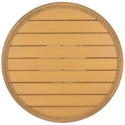 Enfant Fabrique de Styles Tables Basses, Guéridons|Jardin*Table basse ronde effet cannage d70cm - Malaya