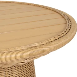 Enfant Fabrique de Styles Tables Basses, Guéridons|Jardin*Table basse ronde effet cannage d70cm - Malaya