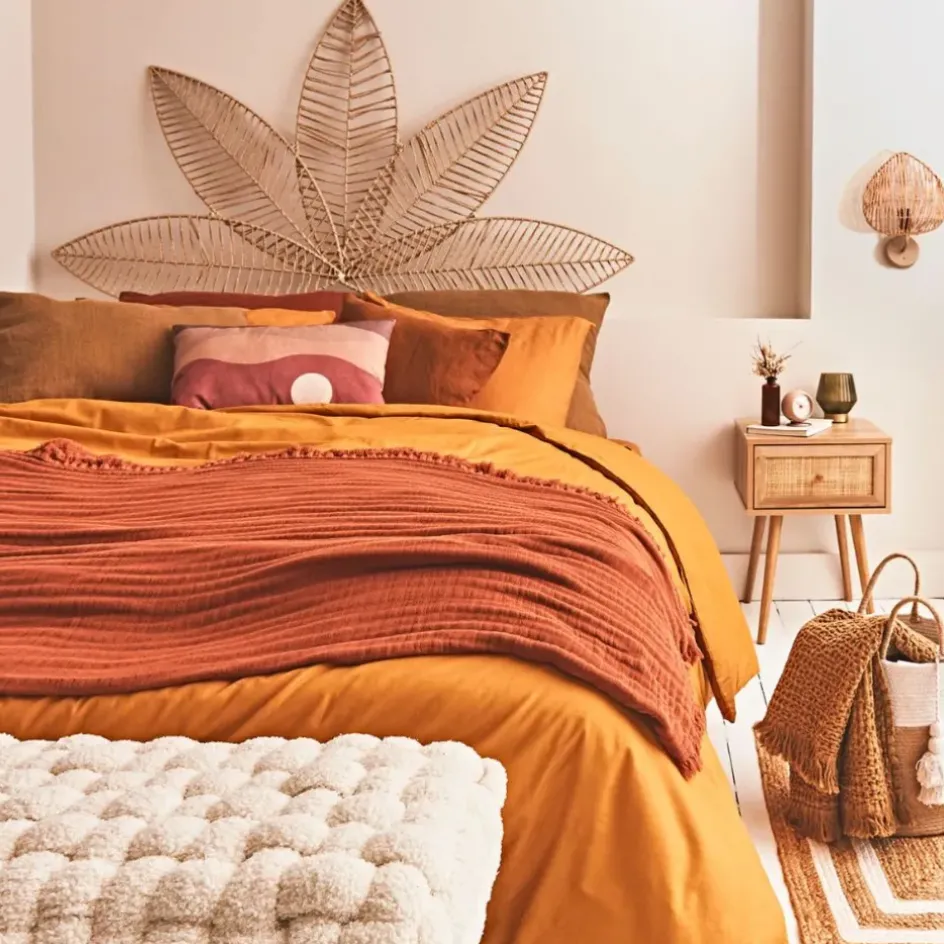 Fabrique de Styles Tables De Chevet*Table de chevet en bois et cannage 1 tiroir - Baia