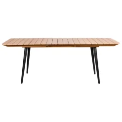 Enfant Fabrique de Styles Tables De Jardin|Jardin*Table de jardin avec rallonge en acacia écru 210-160x80cm - Santo