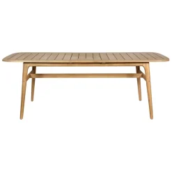 Enfant Fabrique de Styles Tables De Jardin|Jardin*Table de jardin avec rallonge en acacia naturel 180-200x100cm - Cirina