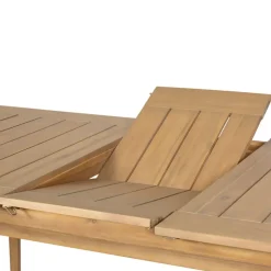 Enfant Fabrique de Styles Tables De Jardin|Jardin*Table de jardin avec rallonge en acacia naturel 180-200x100cm - Cirina