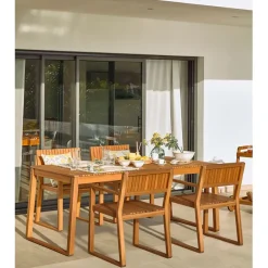 Enfant Fabrique de Styles Tables De Jardin|Jardin*Table de jardin en bois d'acacia 190x90cm - Emili