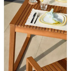 Enfant Fabrique de Styles Tables De Jardin|Jardin*Table de jardin en bois d'acacia 190x90cm - Emili