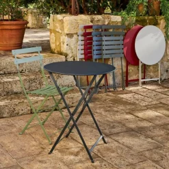 Enfant Fabrique de Styles Tables De Jardin|Jardin*Table de jardin plainte en acier - Bistro