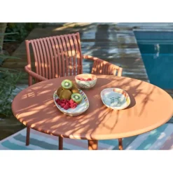 Enfant Fabrique de Styles Tables De Jardin|Jardin*Table de jardin rond en fer d80cm - Lumi