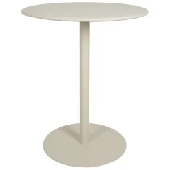 Enfant Fabrique de Styles Tables De Jardin|Jardin*Table de jardin ronde en acier écru d60cm - Ajay