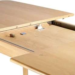 Fabrique de Styles Table De Salle À Manger*Table de repas avec allonge intégrée en chene naturel 180(+50)x100xh76cm - Sublime