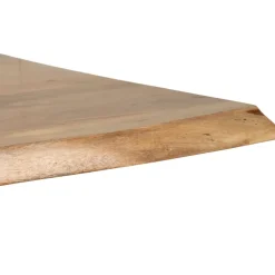 Fabrique de Styles Table De Salle À Manger*Table de repas en acacia et pieds en fer noir 180x90cm - Brooklyn