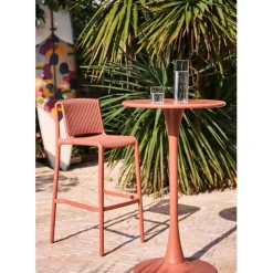 Enfant Fabrique de Styles Tables De Jardin|Jardin*Table haute en fer d60cm - Lumi
