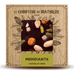 Fabrique de Styles Chocolats Et Confiseries*Tablette chocolat noir mendiants 80g