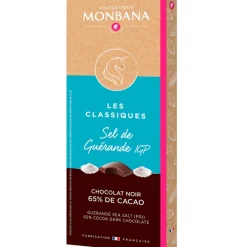 Fabrique de Styles Chocolats Et Confiseries*Tablette noir sel de guerande 80g