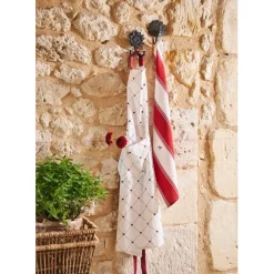 Fabrique de Styles Torchons, Tabliers Et Maniques*Tablier en coton petits cœurs et blanc