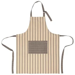 Fabrique de Styles Torchons, Tabliers Et Maniques*Tablier rayé en coton et écru - Campagne