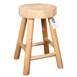 Fabrique de Styles Poufs Et Tabourets*Tabouret en paulownia naturel h40cm - harald