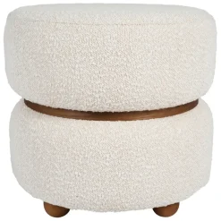 Fabrique de Styles Poufs Et Tabourets*Tabouret en tissu et pin - Alpinia