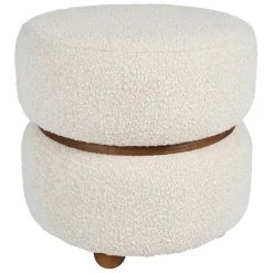 Fabrique de Styles Poufs Et Tabourets*Tabouret en tissu et pin - Alpinia