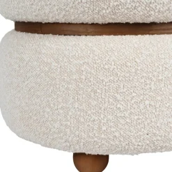 Fabrique de Styles Poufs Et Tabourets*Tabouret en tissu et pin - Alpinia