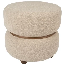 Fabrique de Styles Poufs Et Tabourets*Tabouret en tissu et pin - Alpinia