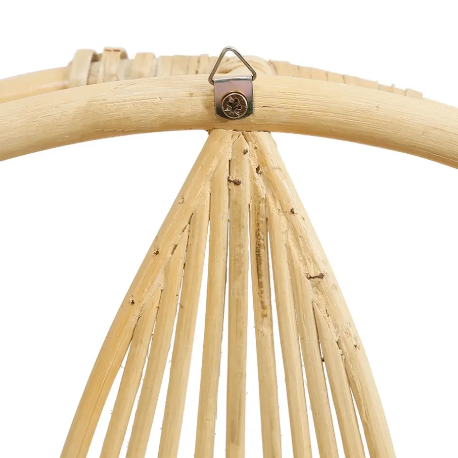 Fabrique de Styles Étagères Murales*Étagère murale 2 niveaux en rotin d60cm - Gispsy