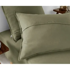 Fabrique de Styles Taies Et Traversins*Taie d'oreiller en flanelle romarin 63x63cm - Candice