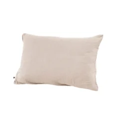 Fabrique de Styles Taies Et Traversins*Taie d'oreiller en gaze de coton unie pampa 50x70cm - Gaia