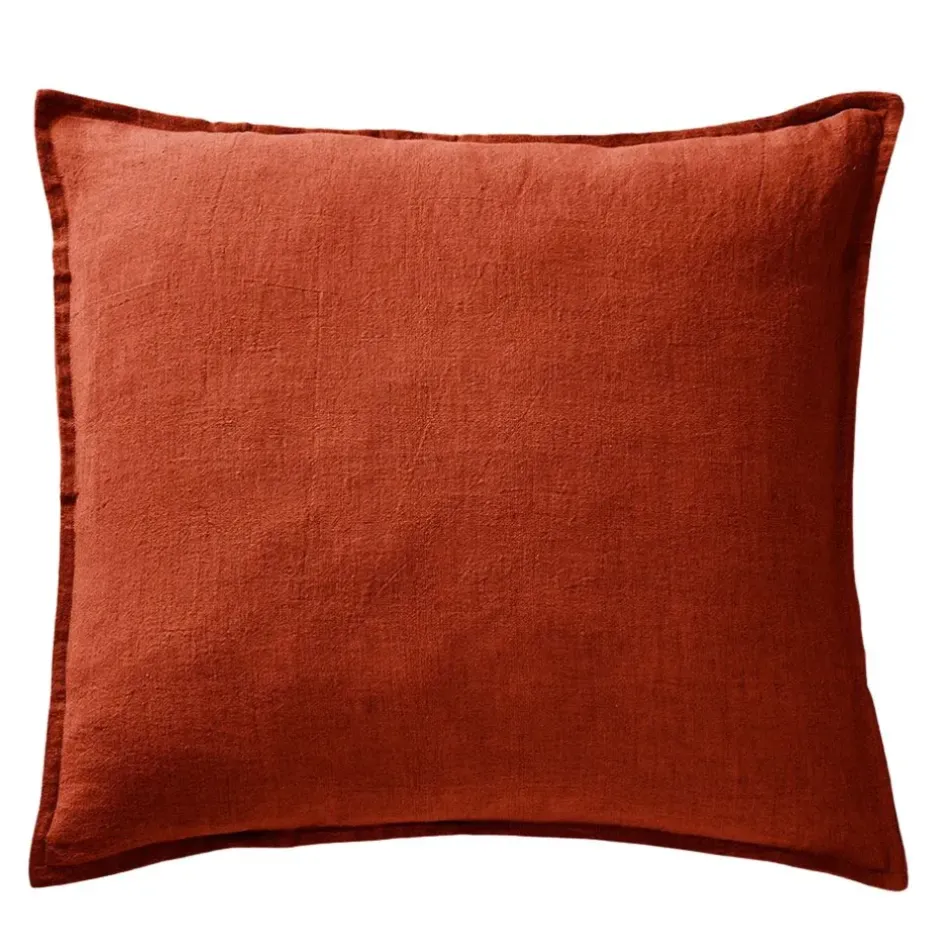 Fabrique de Styles Taies Et Traversins*Taie d'oreiller en lin lavé 60x60cm - Soline