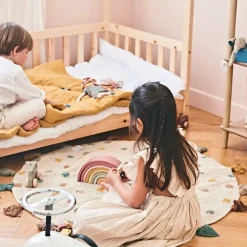 Enfant Fabrique de Styles Déco*Tapis à pois tufté d100cm coton - sweet dream