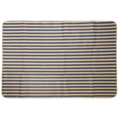 Fabrique de Styles Draps De Plage Et Foutas*Tapis de plage en tissu rayé et naturel 180x120cm - Medi