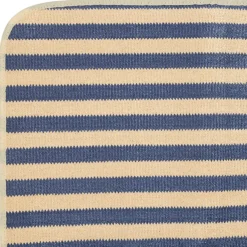 Fabrique de Styles Draps De Plage Et Foutas*Tapis de plage en tissu rayé et naturel 180x120cm - Medi