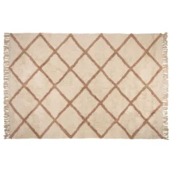Fabrique de Styles Tapis*Tapis en coton 230x160cm - Géométrique