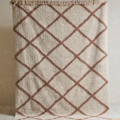 Fabrique de Styles Tapis*Tapis en coton 230x160cm - Géométrique