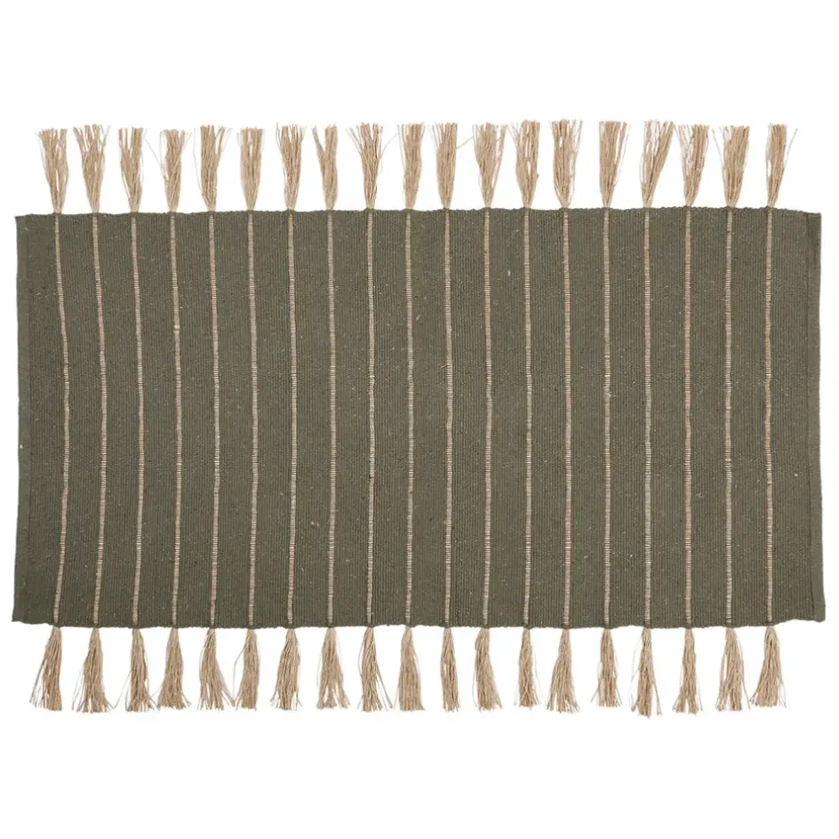 Fabrique de Styles Tapis*Tapis en coton et jute 140x70cm - Kolore