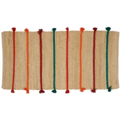 Fabrique de Styles Tapis*Tapis en jute et coton 140x70cm - Seguia